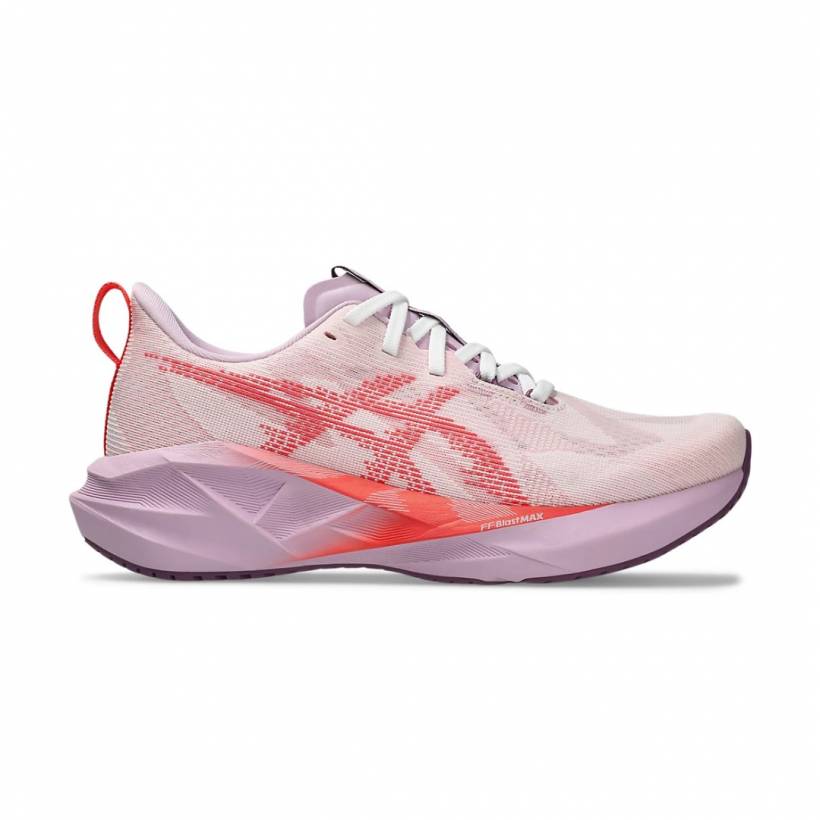 Chaussures Femme Asics Novablast 5 Rose Rouge SS25