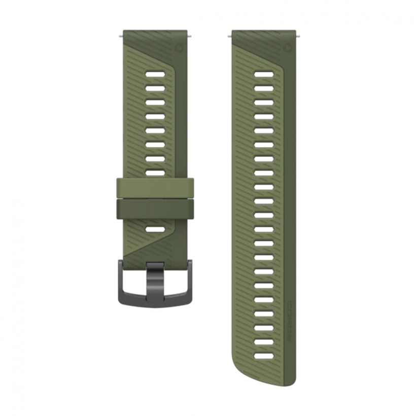 Coros Strap 22mm Green Silicone