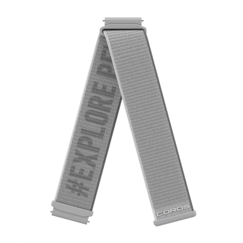 Coros Strap 22mm Gray Nylon