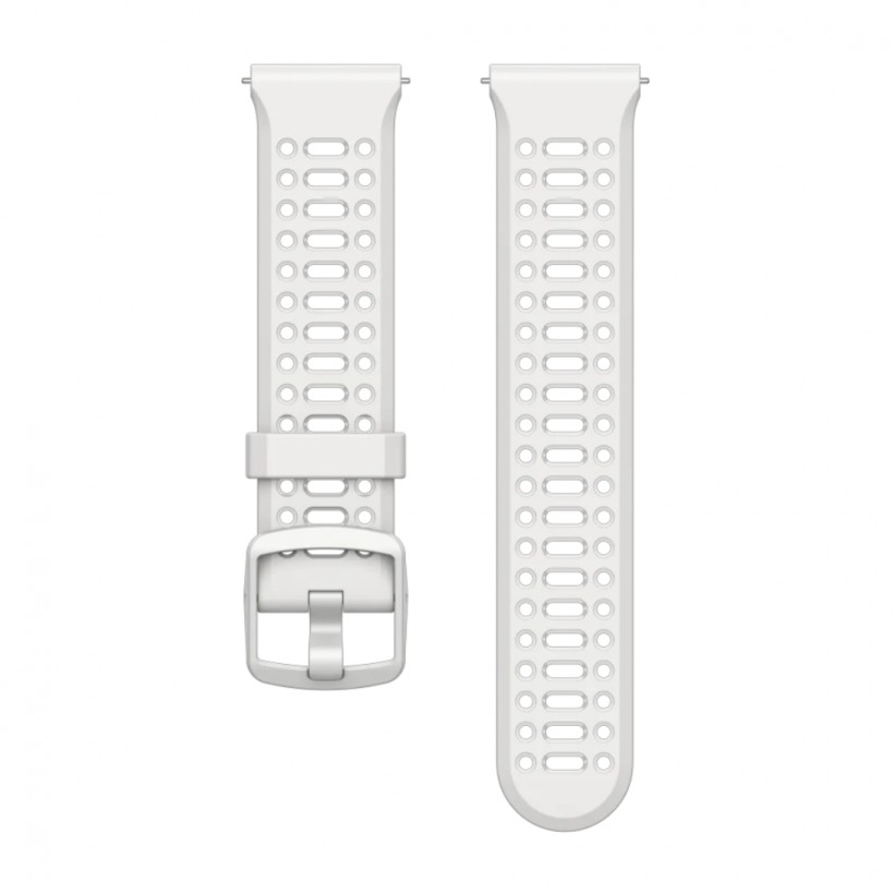 Coros Pace 3 22mm Silicone Strap White