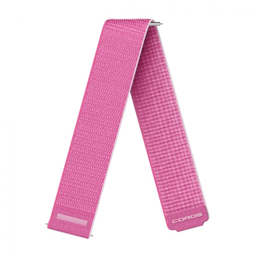 Coros Pace 3 Strap 22mm Pink Nylon