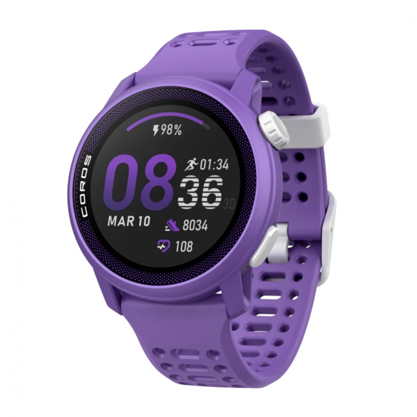 Coros Pace 3 GPS Silicone Watch Purple