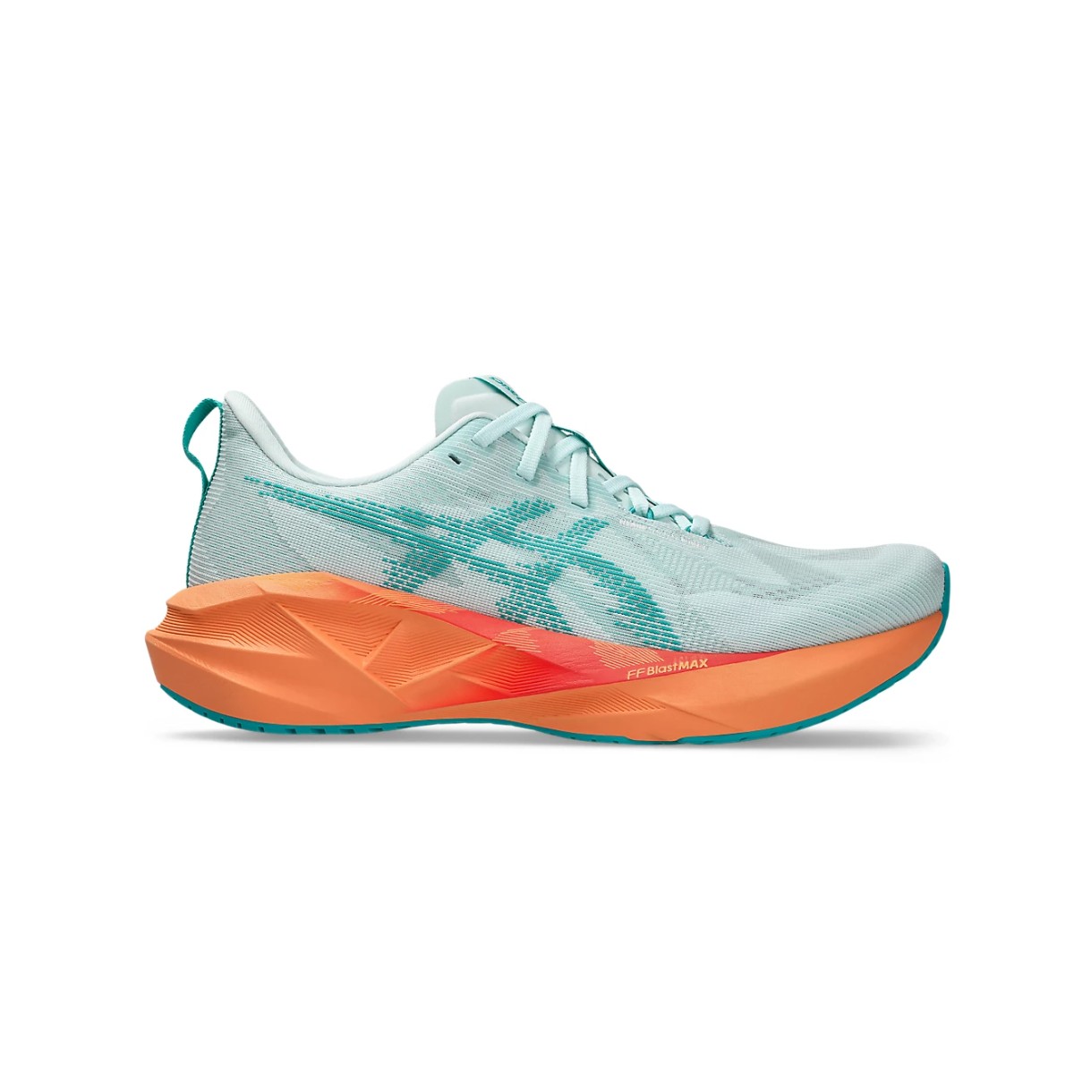 Asics Novablast 5 Grün Orange SS25 Schuhe, Größe 43,5 - EUR