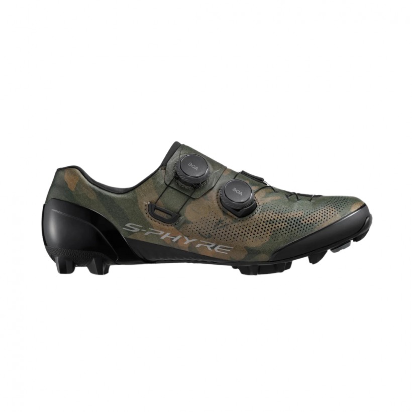 Tênis Shimano S-PHYRE SH-XC903 Verde Marrom