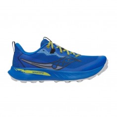 Saucony Peregrine 15 Blue Yellow Running Shoes SS25