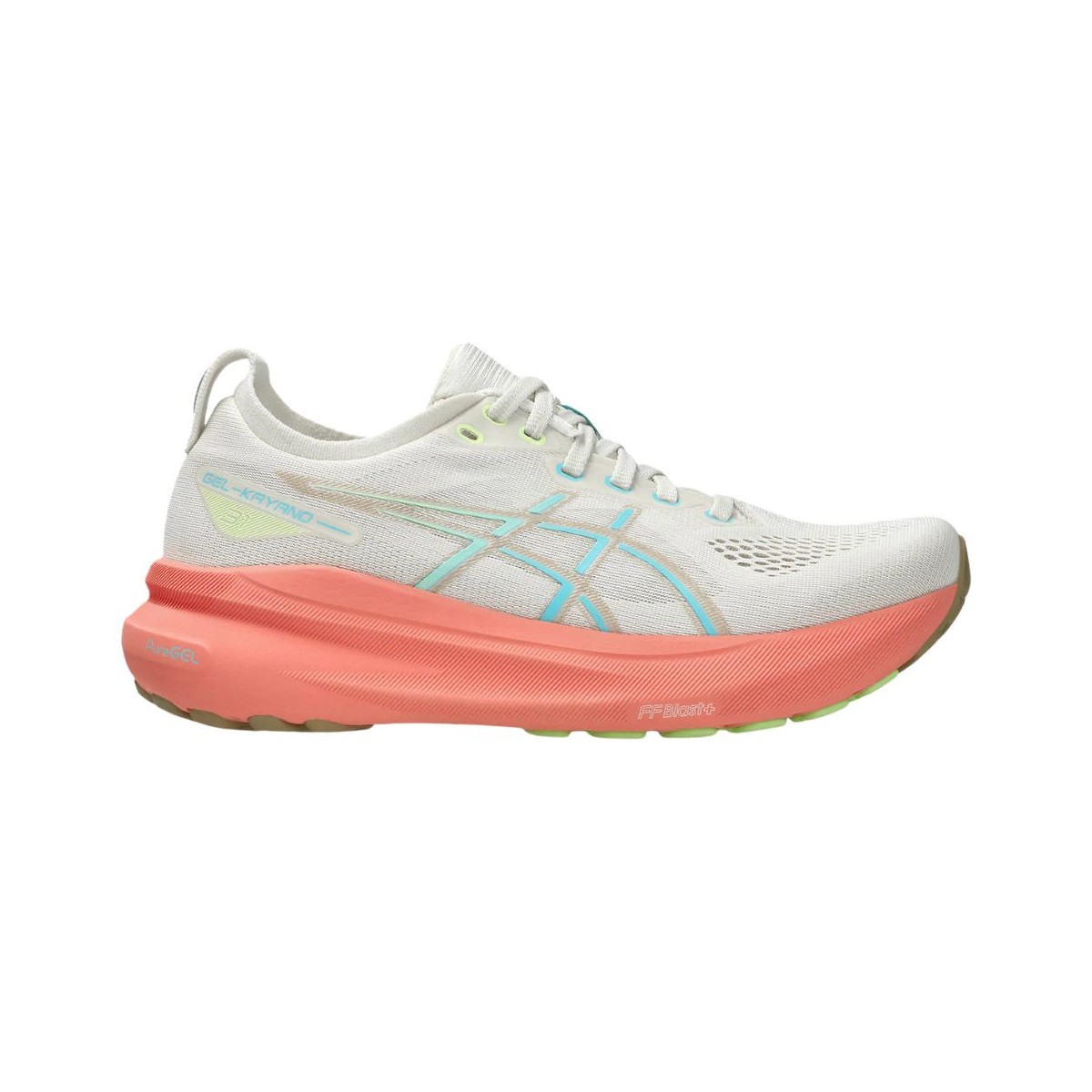 Damen Asics Gel Kayano 31 Weiß Rosa SS25 Schuhe, Größe 38 - EUR