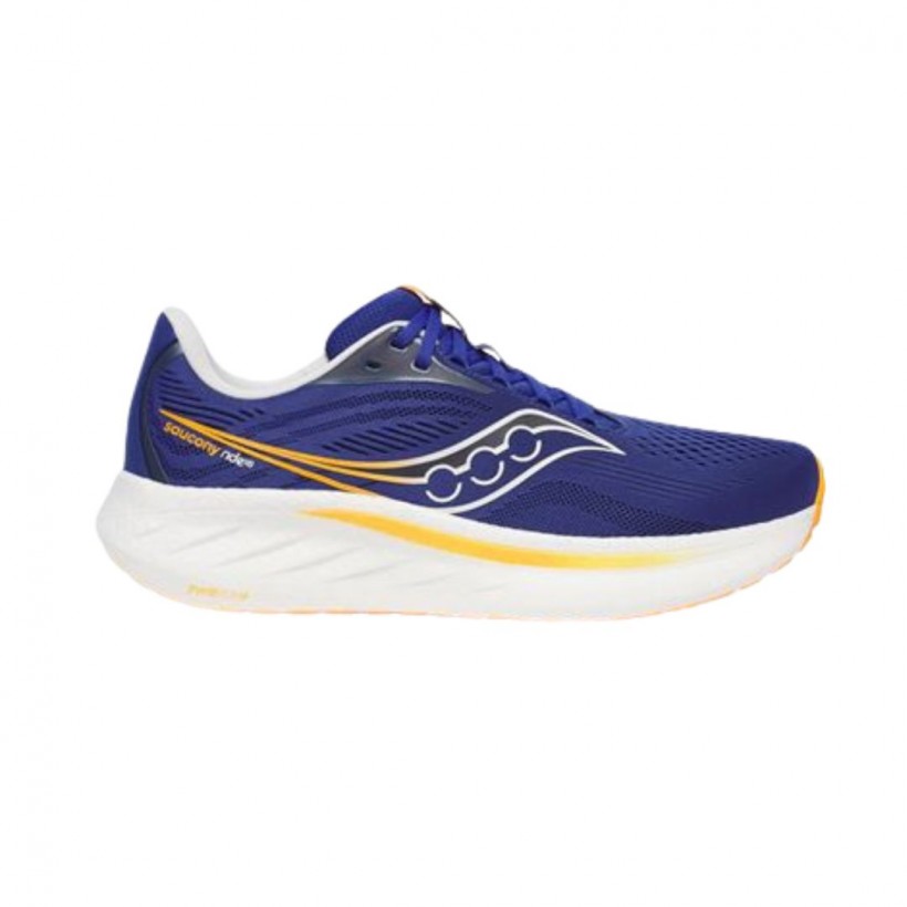 Saucony Ride 18 Shoes Blue Orange SS25