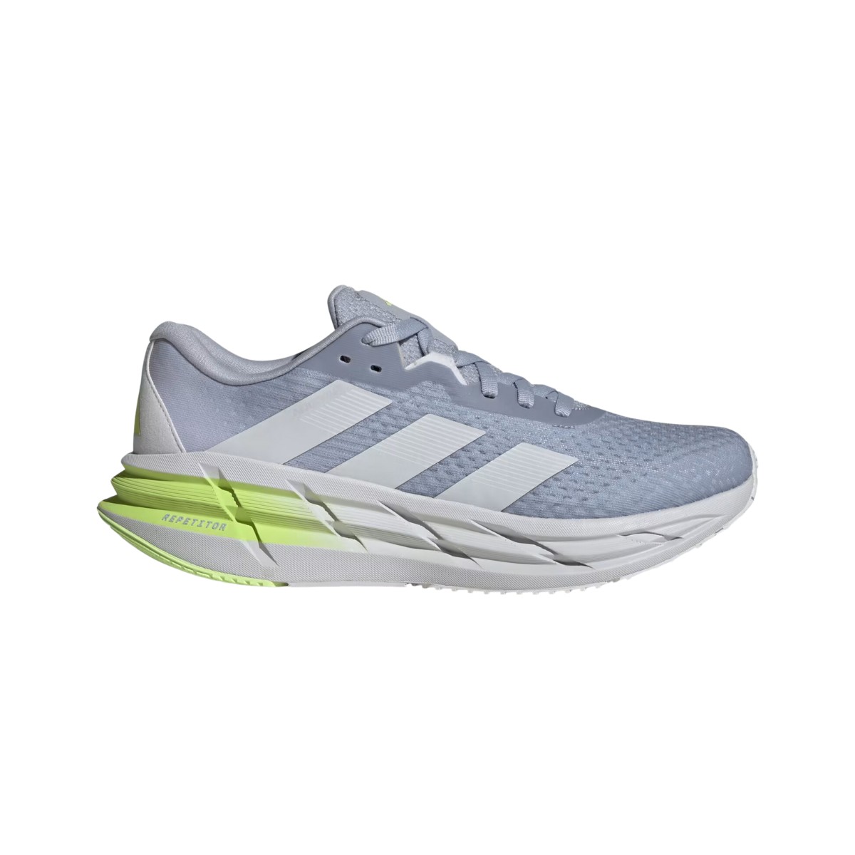 Adidas Adistar 3 Grau Gelb SS25 Schuhe, Größe UK 8