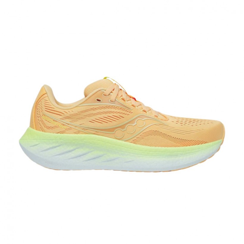 Saucony Ride 18 Orange Yellow SS25 Women's Sneakers