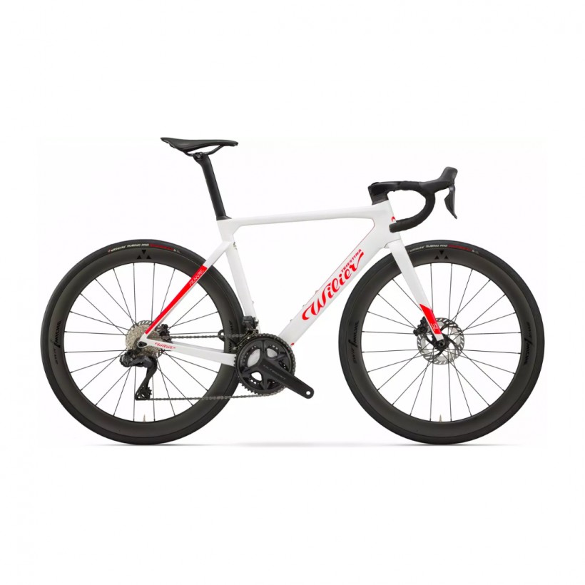 Bicicleta Wilier Filante SL Shimano Ultegra Di2 R8170 2X12V Blanco Rojo