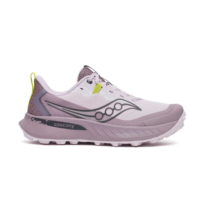 Saucony Peregrine 15 Purple Green SS25 Women's Sneakers