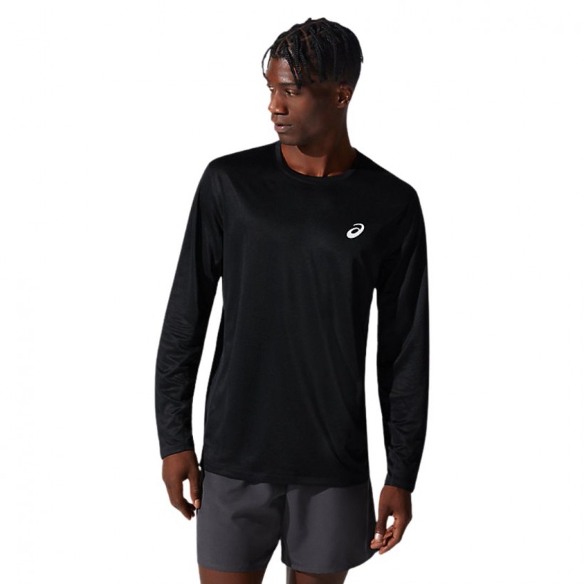 Asics Core LS Top Langarm-T-Shirt Schwarz