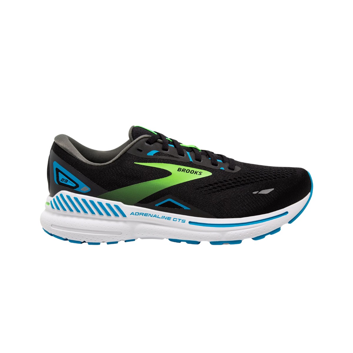 Schuhe Brooks Adrenaline GTS 23 Schwarz Blau Grün AW23, Größe 41 - EUR