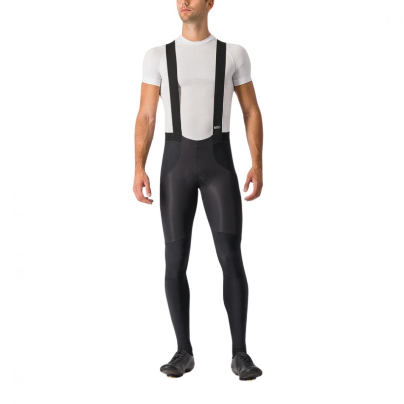 Castelli Sorpasso RoS Lange schwarze Trägerhose