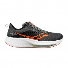 Saucony Ride 17 Wide Schuhe Grau Orange AW24