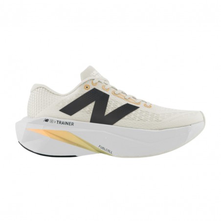 New Balance FuelCell SuperComp Trainer v3 White Beige SS25 Shoes