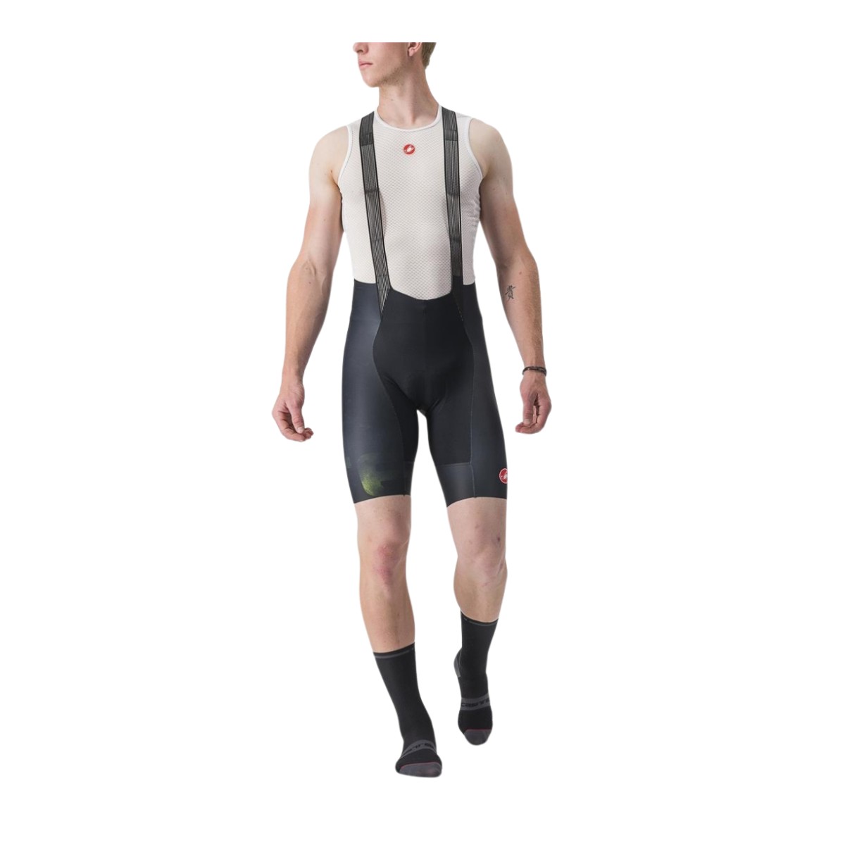 Castelli Free Aero RC Kit Trägerhose Schwarz Grün, Größe S