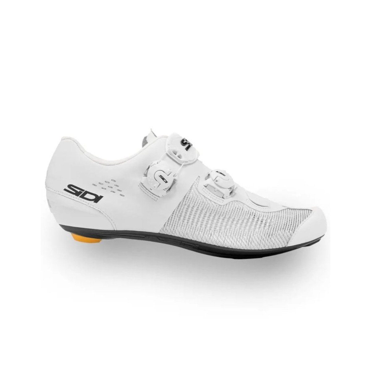 SIDI Genius 10 gestrickte weiße Turnschuhe, Größe 43 - EUR