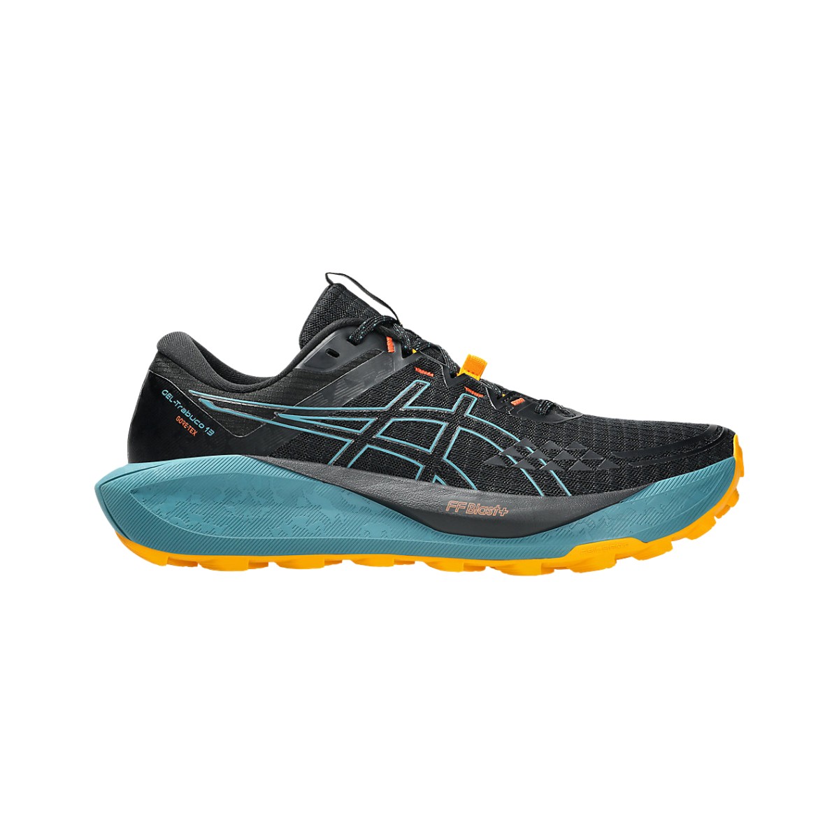 Asics Gel Trabuco 13 GTX Schuhe Schwarz Blau SS25, Größe 46,5 - EUR