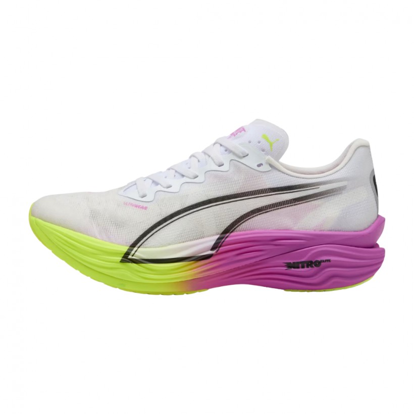 Buty Puma Deviate Nitro Elite 3 Biały Fioletowy SS25