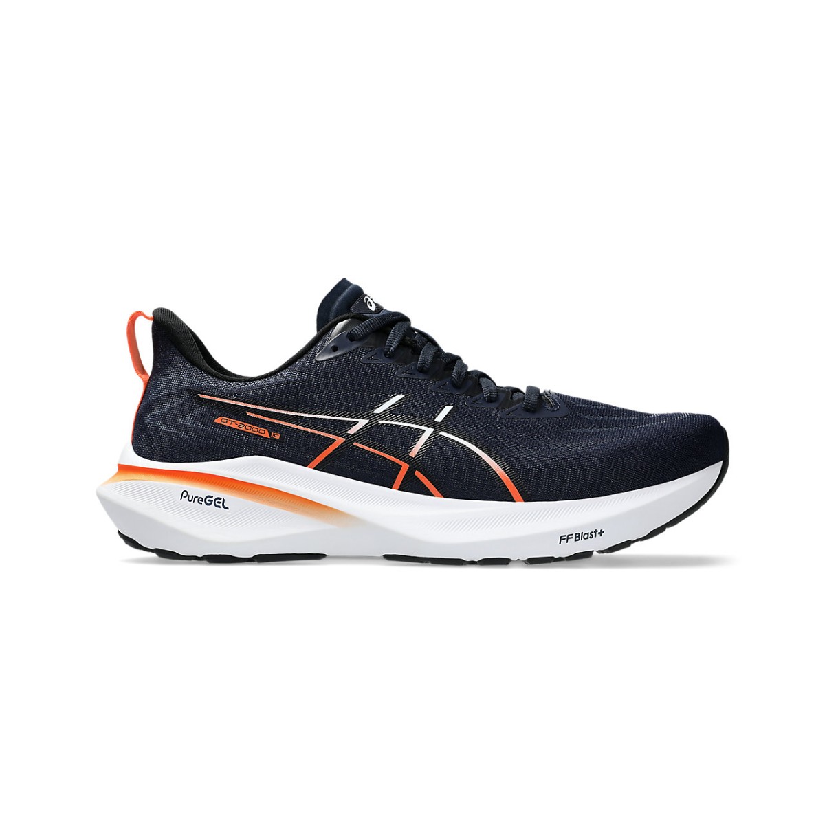 Asics GT-2000 13 Blau Orange SS25 Schuhe, Größe 43,5 - EUR