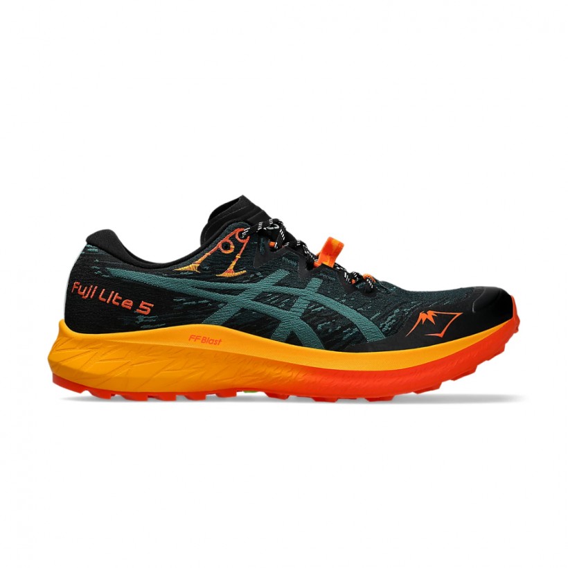 Asics Fuji Lite 5 Green Orange SS25 Sneakers