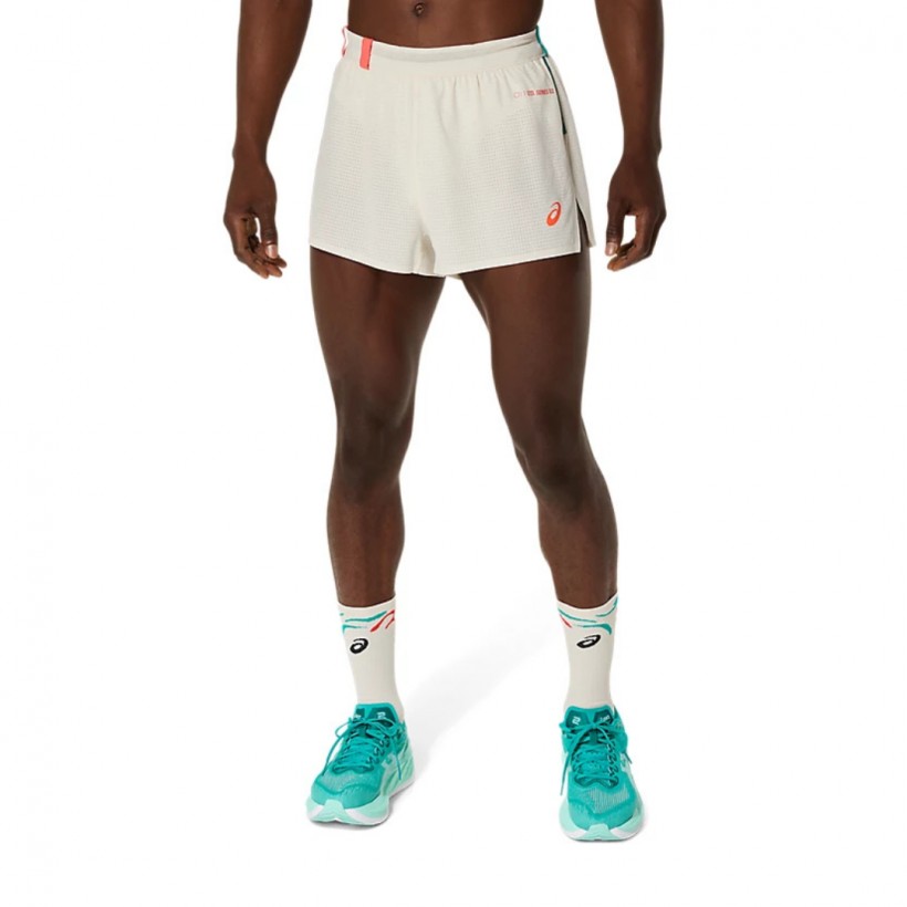 Asics Limited Series Metarun Split Beige Shorts