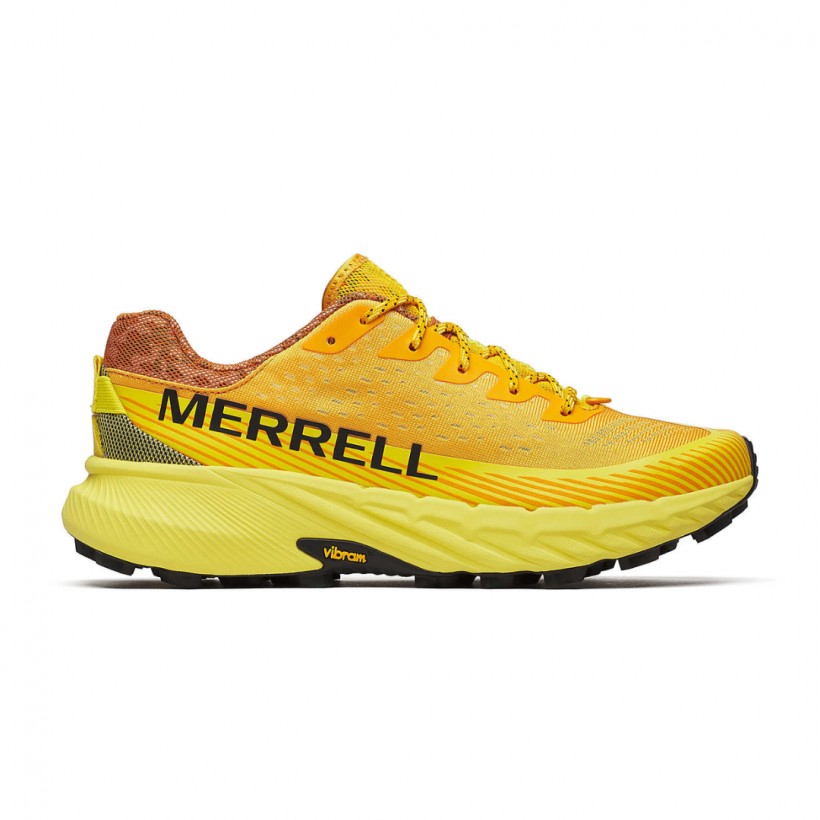 Merrell Agility Peak 5 Shoes Orange Yellow SS25