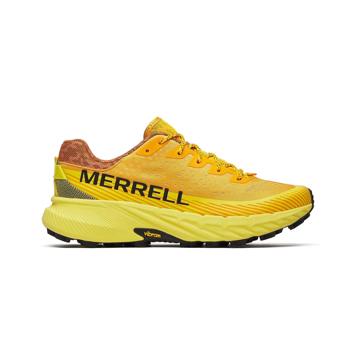 Merrell Agility Peak 5 Schuhe Orange Gelb SS25, Größe 41,5 - EUR