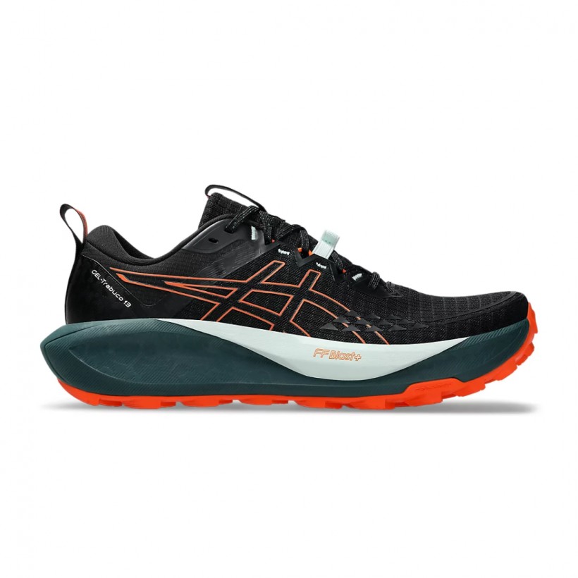 Asics Gel Trabuco 13 Black Orange SS25 Shoes