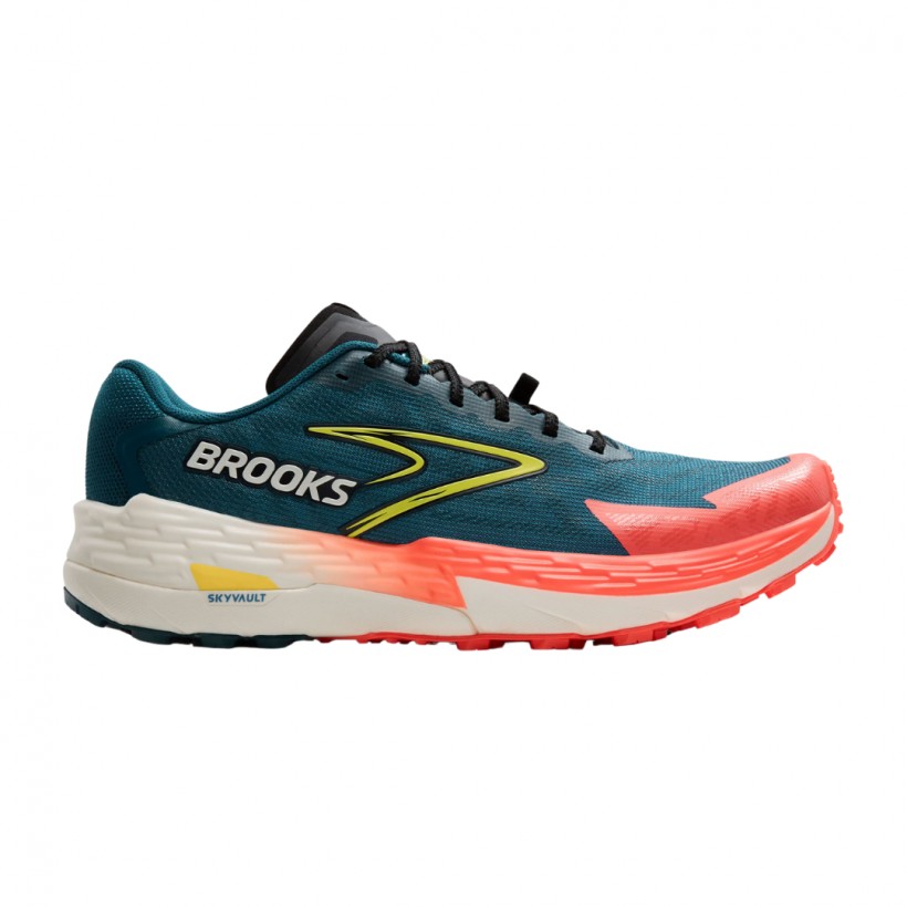 Brooks Catamount 4 Blue Red SS25 Shoes