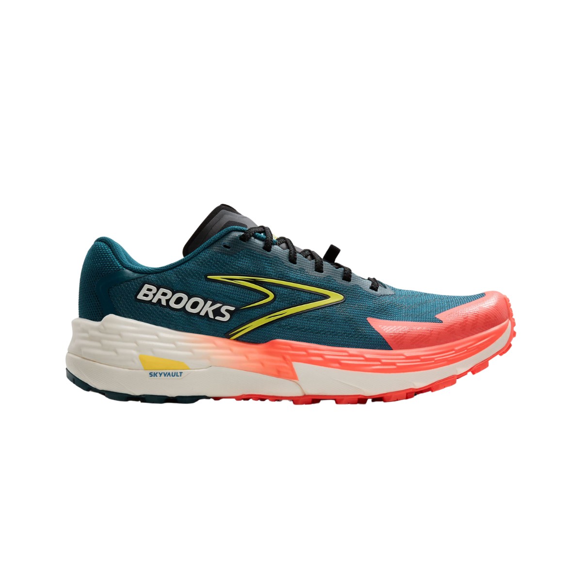 Brooks Catamount 4 Schuhe Blau Rot SS25, Größe 43 - EUR