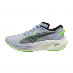 Image of Zapatillas Puma Deviate Nitro 3 Hyrox Gris Verde SS25 Mujer