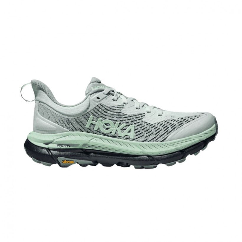 Hoka Mafate Speed 4 Shoes Green Blue SS25 Women