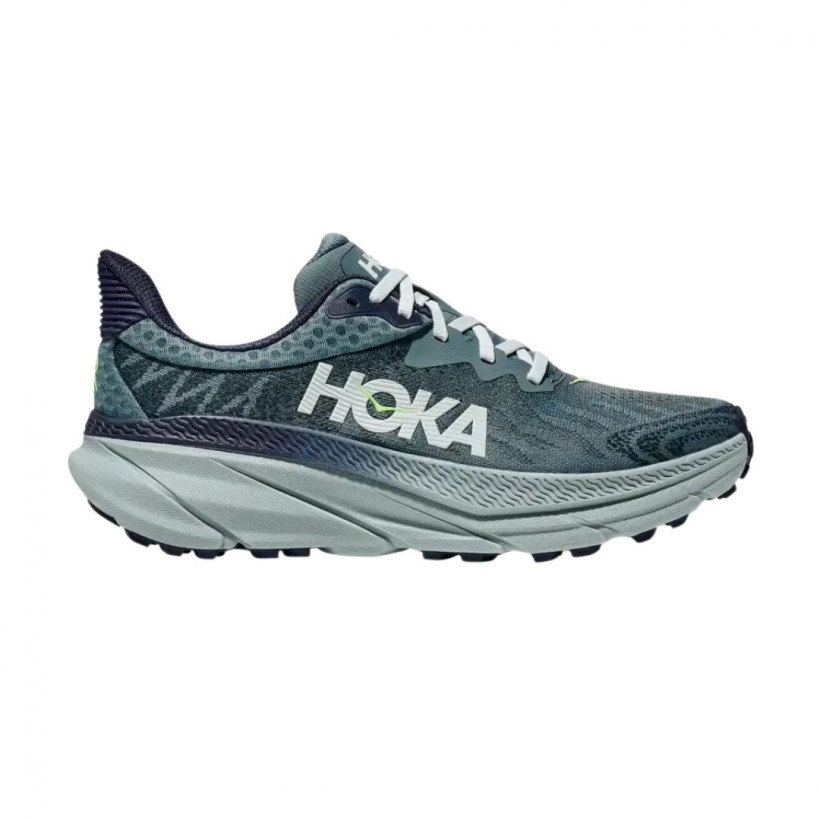 Hoka Challenger 7 Shoes Grey Blue SS25