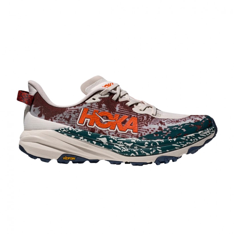 Hoka Speedgoat 6 Red Green SS25 Sneakers