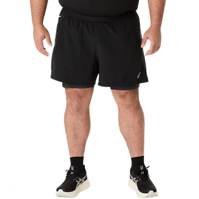 Asics 2N1 5IN Shorts Black