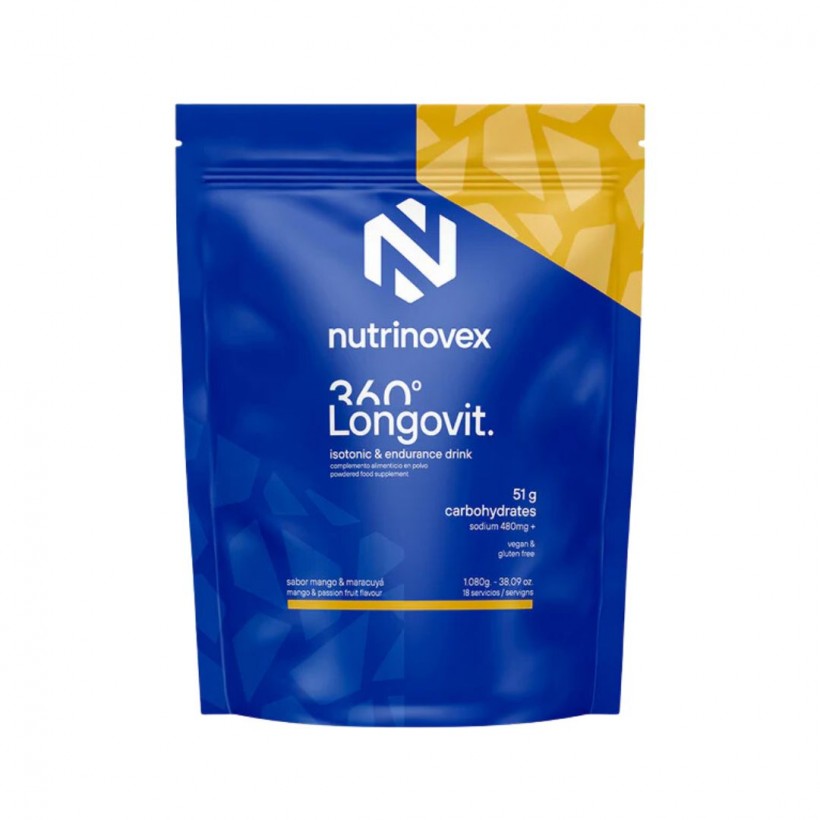 Nutrinovex Longovit 360 Isotonic Drink 1080g Mango Passion Fruit