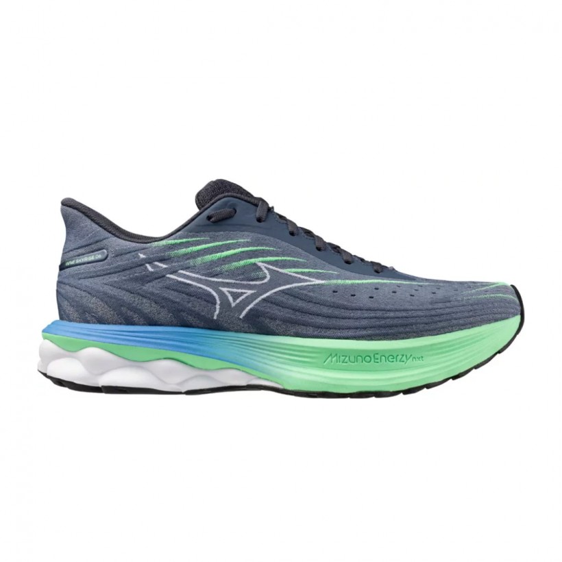 Mizuno Wave Skyrise 6 Blue Green Shoes SS25