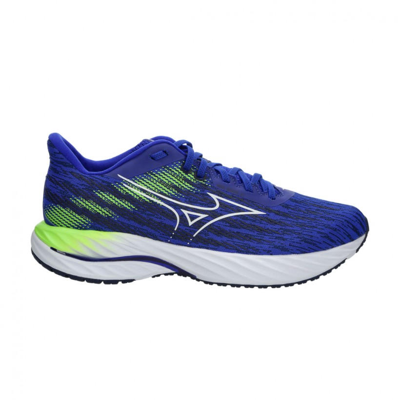 Mizuno Wave Inspire 21 Blue Yellow Shoes SS25