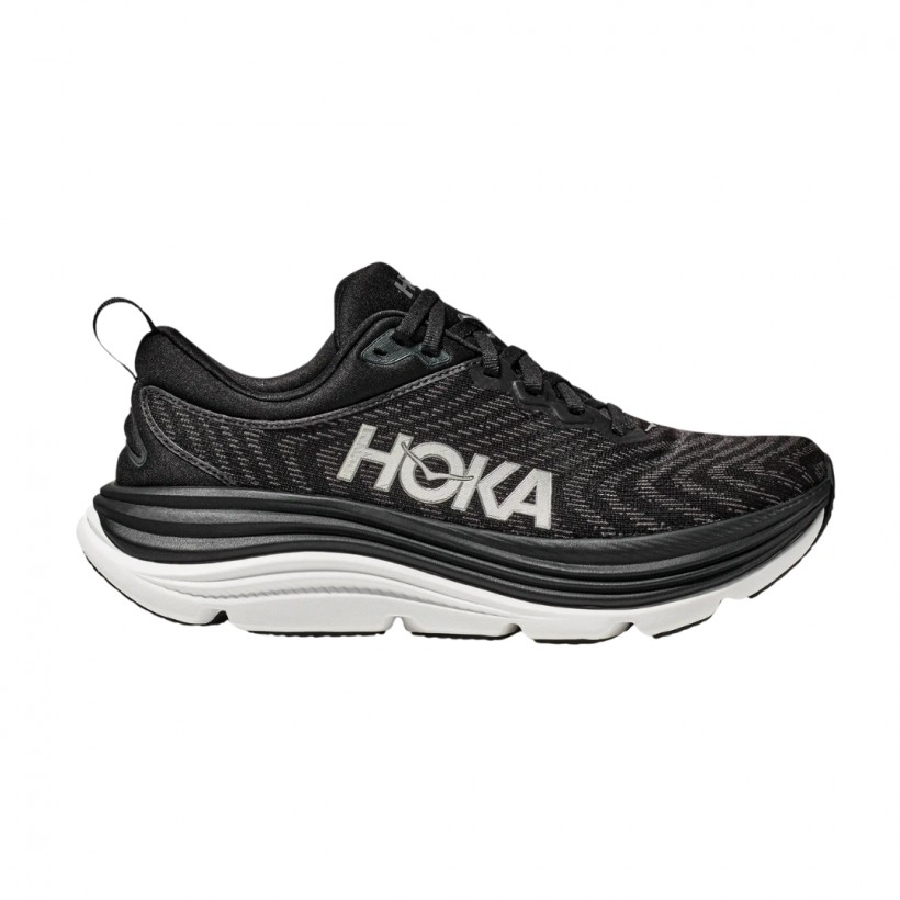 Hoka Gaviota 5 Shoes Black White SS25