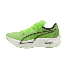 Image of Zapatillas Puma Deviate Nitro Elite 3 x Hyrox Verde Blanco SS25 Mujer