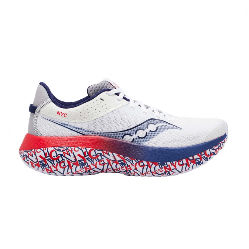 Scarpe Saucony Kinvara Pro NYC Bianco Rosso Donna