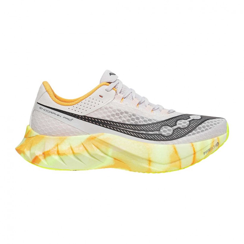 Saucony Endorphin Pro 4 White Yellow SS25 Shoes