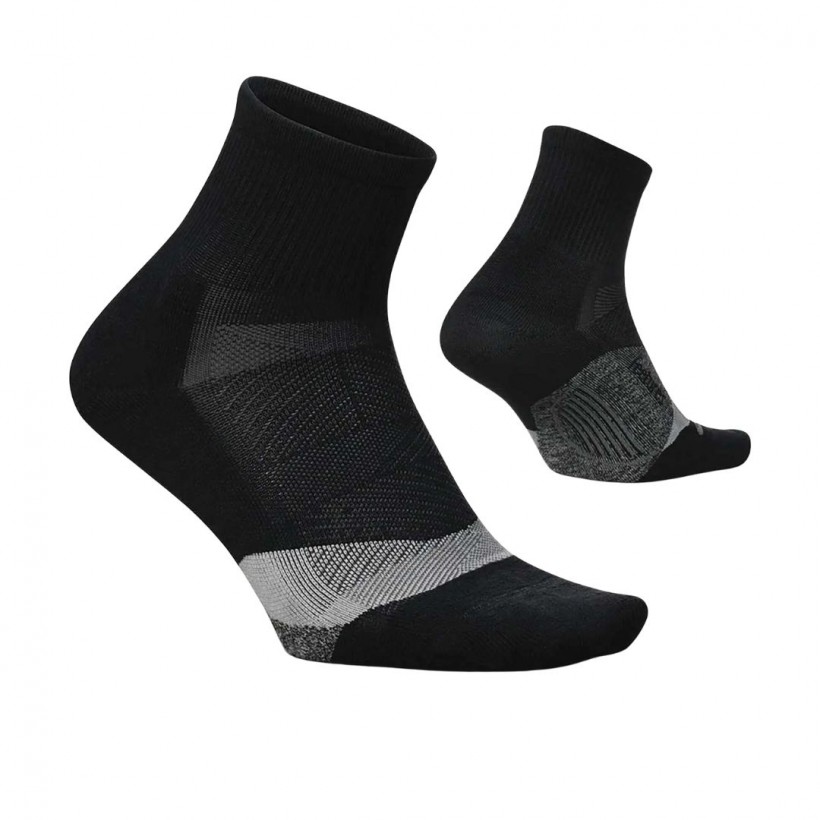 Calcetines Feetures Elite Light Cushion Quarter Negro