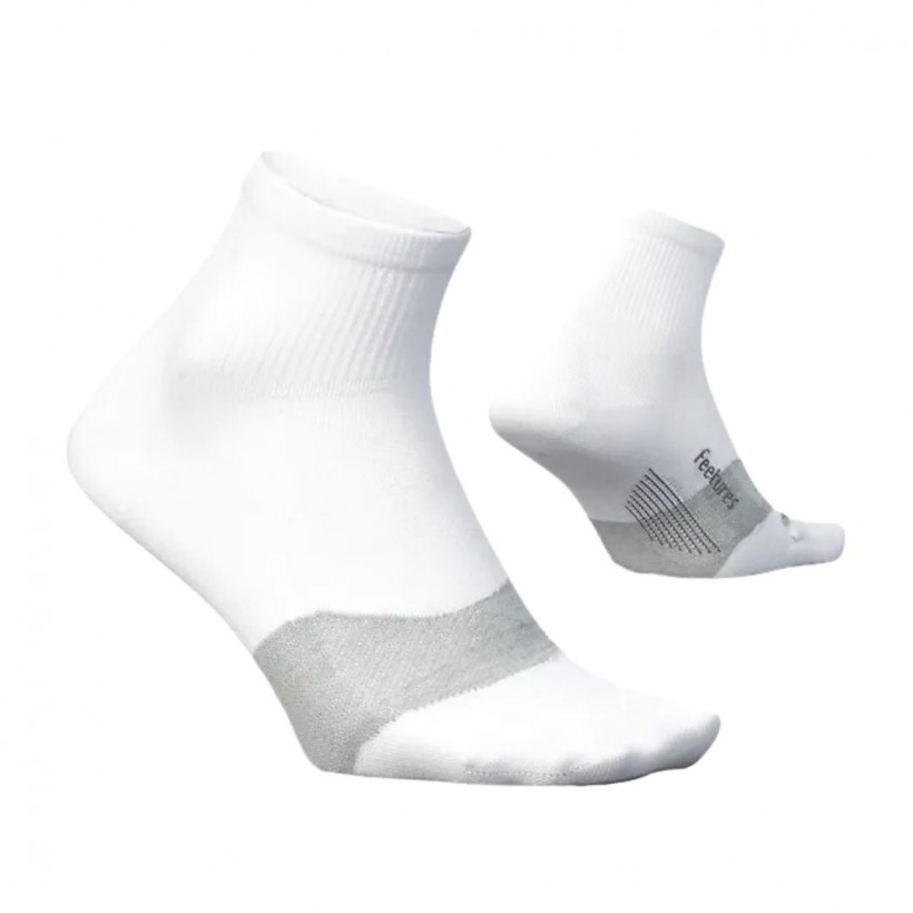 Chaussettes Feetures Elite Ultra Light Quarter Blanc