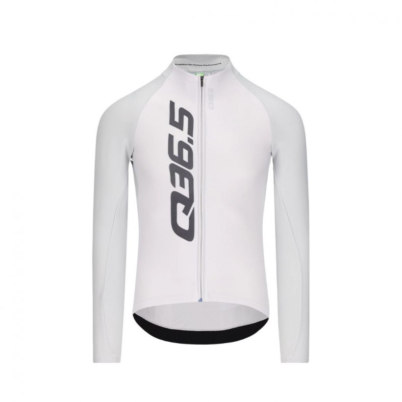 Q36.5 Gregarius Hybrid Signature Long Sleeve Gray Jersey