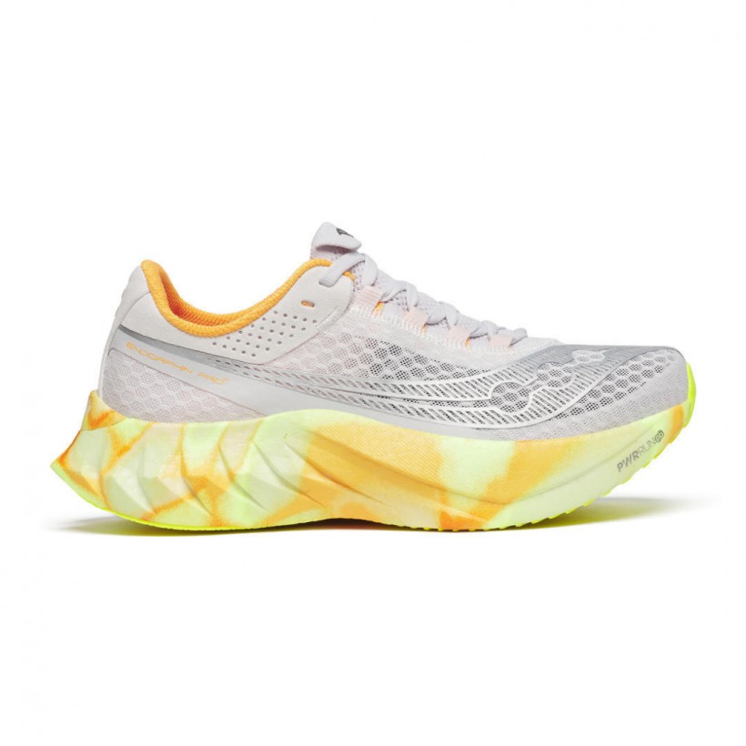 Saucony Endorphin Pro 4 White Yellow SS25 Women's Shoes