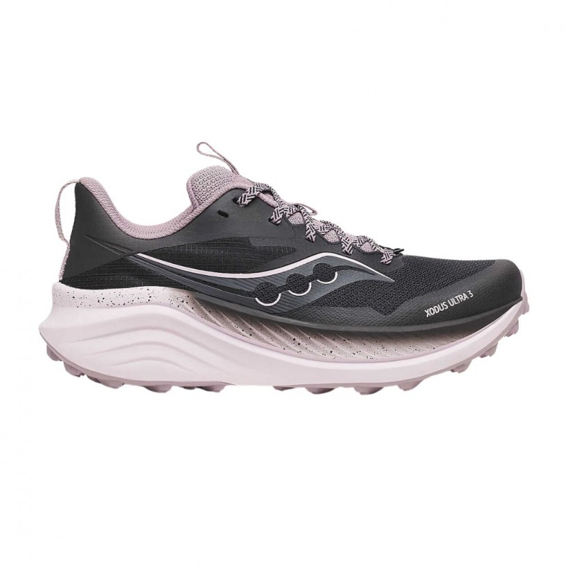 Saucony Xodus Ultra 3 Black Purple SS25 Women’s Shoes