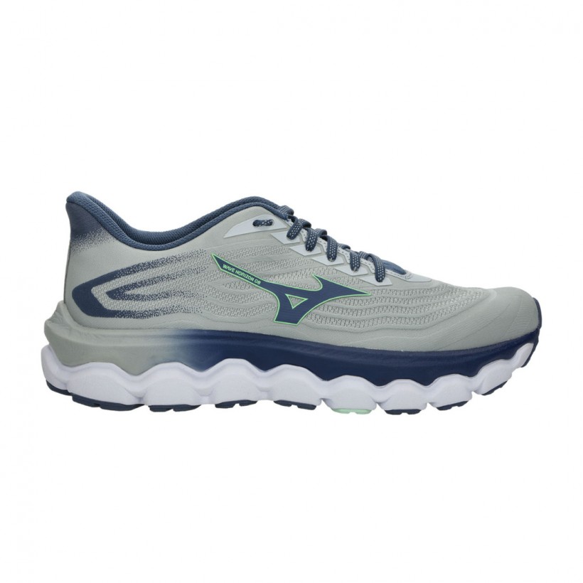 Mizuno Wave Horizon 8 Shoes Gray Blue SS25